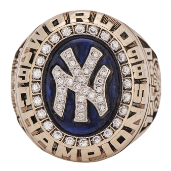 1998 New York Yankees World Series Ring Awarded to Gene "Stick" Michael (Michael Family LOA)